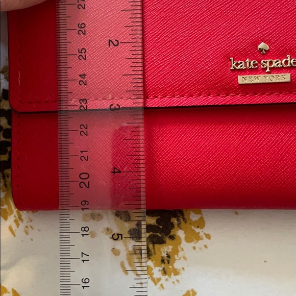 Kate Spade | Bright Red Wallet w/ Strap - Picture 12 of 13